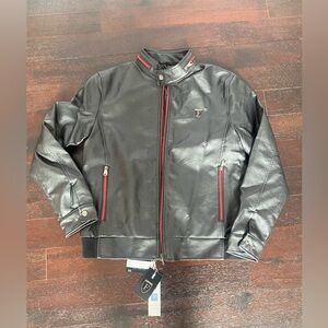 F Collections Leather Jacket New